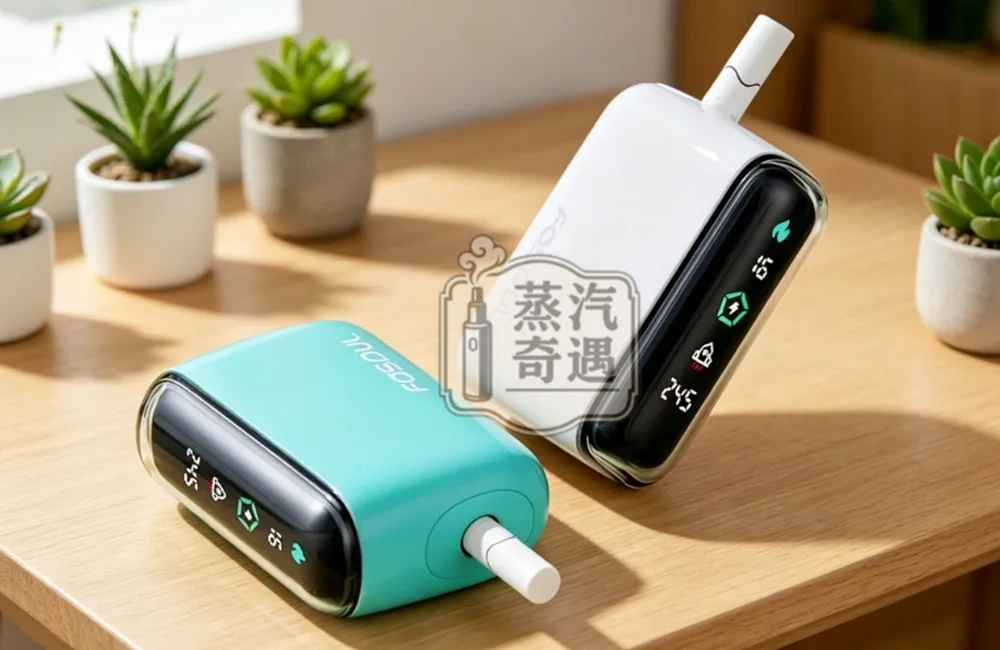 Fasoul Q1 二回機5色現貨|IQOS ILUMA 相容主機|TEREA 一彈兩抽加熱菸主機|3D環繞加熱・LCD螢幕・15支續航